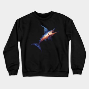 Pixel Swordfish Crewneck Sweatshirt